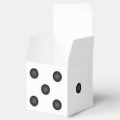 Geschenkbox für Würfel oder Die Hochzeitsfeier Geschenkschachtel (Geöffnet)