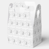 Geschenkbox mit Giebel Geschenkschachtel (Geöffnet)