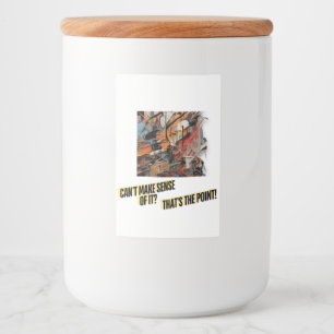 Geschenkboxen/Abstrakte Kunst Lebensmitteletikett