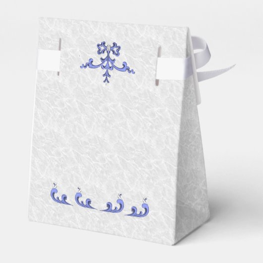 Geschenkboxen - Anpassen - Blauer Multifunktionsle Geschenkschachtel (Rückseite)