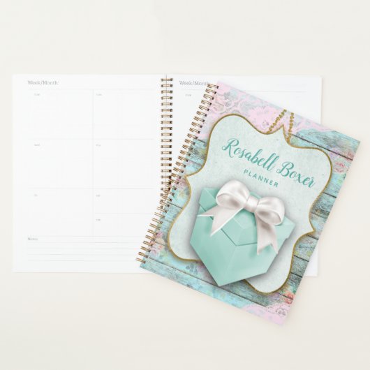 Geschenkboxen Bow Shabby Chic Planer (Anzeige)