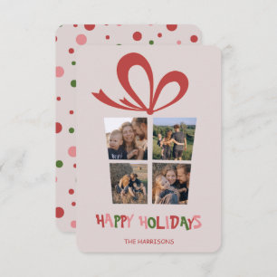 Geschenkboxen Custom Foto Collage Urlaubskarte Dankeskarte