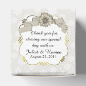 Geschenkboxen der Elfenbeinblume und der blauen Ga Geschenkschachtel (Oben)