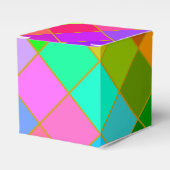 Geschenkboxen der farbenfrohen Plätze Geschenkschachtel (Vorderseite)