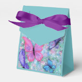 Geschenkboxen der farbenfrohen Schmetterlinge Geschenkschachtel (Vorderseite)