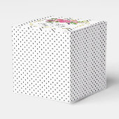 Geschenkboxen der Peonies- und Dots-Gastgeschenk H Geschenkschachtel (Vorderseite)