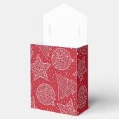 Geschenkboxen der Rotwein-Weihnachtsmuster Geschenkschachtel (Geöffnet)