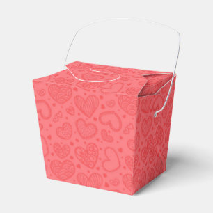 Geschenkboxen des Roten Herzens Geschenkschachtel