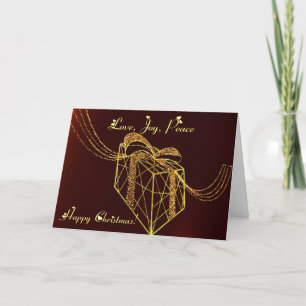 Geschenkboxen Feiertagskarte