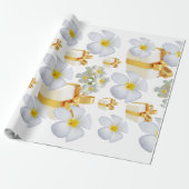 Geschenkboxen Frangipani Matte Wrapping Paper Geschenkpapier (Ungerollt)