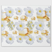 Geschenkboxen Frangipani Matte Wrapping Paper Geschenkpapier (Flach)