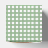 Geschenkboxen für Kariertes Gastgeschenk in grün u Geschenkschachtel (Oben)