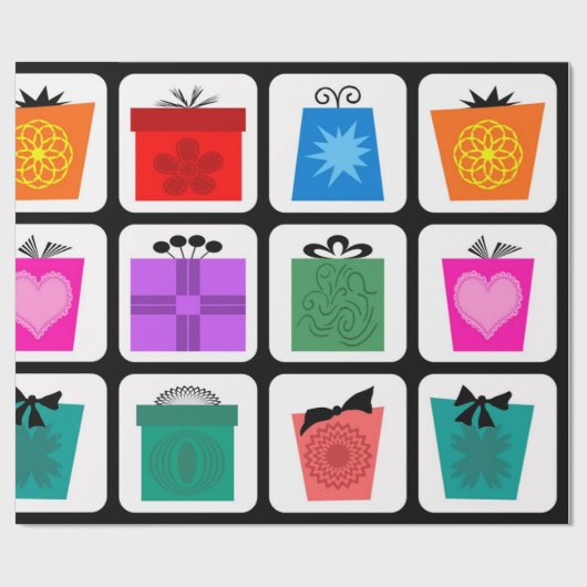 Geschenkboxen Geschenkpapier (Flach)