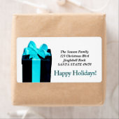 Geschenkboxen Happy Holidays Adressetikett (Insitu)
