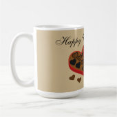 Geschenkboxen Herzschokolade - Valentine | Text hi Kaffeetasse (Links)