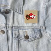 Geschenkboxen Herzschokolade - Valentinstag Button (Beispiel)