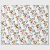 Geschenkboxen mit Babygiraffe zum Geburtstag Geschenkpapier (Flach)