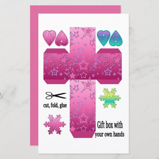 Geschenkboxen mit eigenen Händen (Vorne/Hinten)