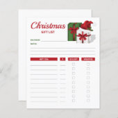 Geschenkboxen mit einem Hut - Weihnachtsgeschenkpl (Vorne/Hinten)