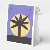 Geschenkboxen mit Palm Tree Design Geschenkschachtel (Rückseite)
