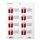 Geschenkboxen mit Satin-Buganschrift (Vorne)
