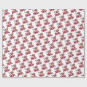 Geschenkboxen mit überraschendem Rotfuchs mit Ball Geschenkpapier (Flach)