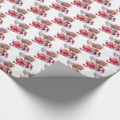 Geschenkboxen mit überraschendem Rotfuchs mit Ball Geschenkpapier (Ecke)