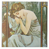 Geschenkboxen Mucha Repos de la Nuit Tile Trivet Fliese (Vorderseite)