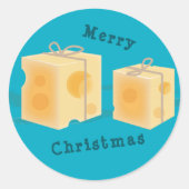 Geschenkboxen Runder Aufkleber (Vorderseite)