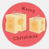 Geschenkboxen Runder Aufkleber (Vorderseite)