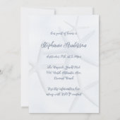 Geschenkboxen Starfish Square Dusche Einladungen (Rückseite)