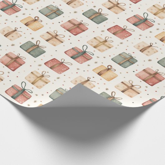 Geschenkboxen Weihnachten Geschenkpapier (Ecke)