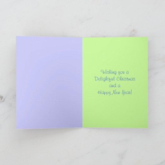 Geschenkboxen Weihnachtskarte Feiertagskarte (Innenseite)