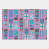 Geschenkboxen-Wrapper Geschenkpapier Set (Vorderseite 2)