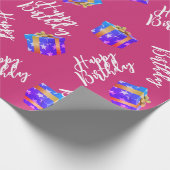 Geschenkboxen Wrapping Paper Geschenkpapier (Ecke)