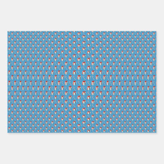 Geschenkboxen Wrapping Paper Geschenkpapier Set (Vorderseite 2)