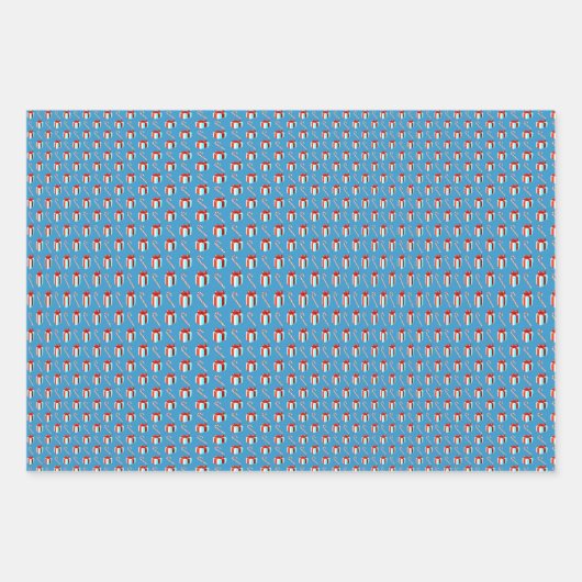 Geschenkboxen Wrapping Paper Geschenkpapier Set (Vorderseite)