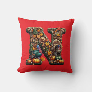 Geschenkbrief N Thanksgiving-Stil Kissen