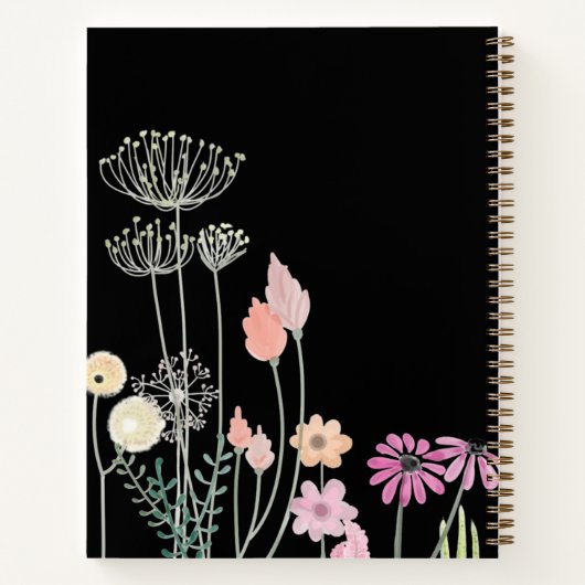 Geschenkbuch für ein Mädchen, das Lieben hat, Blum Notizblock (Rückseite)