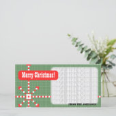 Geschenkdesign Feiertagskarte (Stehend Vorderseite)