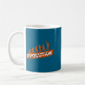 Geschenkdesign für die Evolution eines Basketballs Kaffeetasse (Links)
