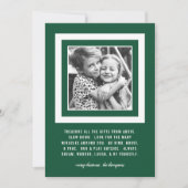 Geschenke | 12x18 Green | Foto Feiertagskarte (Vorderseite)