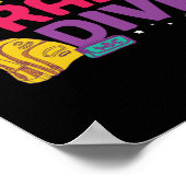 Geschenke 2. Lehrerin | Diva zweiter Klasse Poster (Ecke)