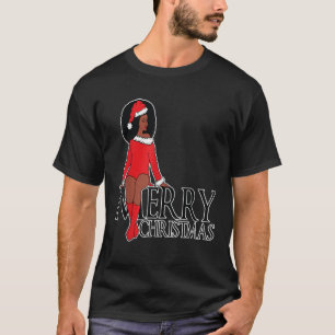 Geschenke Afro Diva Black Girl Magic Afro Santa Me T-Shirt