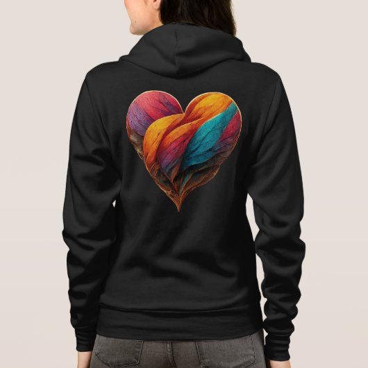 Geschenke am Valentinstag Hoodie (Rückseite)