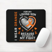 Geschenke Apparel Orange Son Multiple Sklerose Awa Mousepad (Mit Mouse)