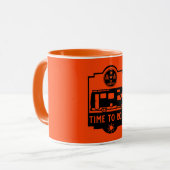 Geschenke auf dem Motorhome-Campingplatz Tasse (Vorderseite Links)