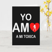 Geschenke auf Spanisch Ich Liebe Meine Toxische Va Karte (Gelbe Blume)