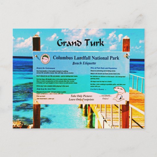 Geschenke aus der Karibik Postkarte (Vorderseite)