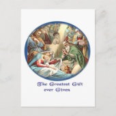 Geschenke aus der Krippe Postkarte (Vorderseite)